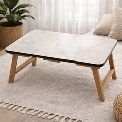 Multi-Purpose Wooden Folding Table – Portable Lap Desk for Study and Laptop Use