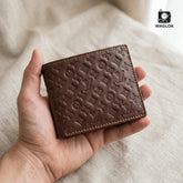 Men's Genuine Leather Bifold Wallet with Gift Box