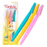 Pack of 3 Tinkle Eyebrow Razors – Facial Hair Removal & Eyebrow Shaper for Women