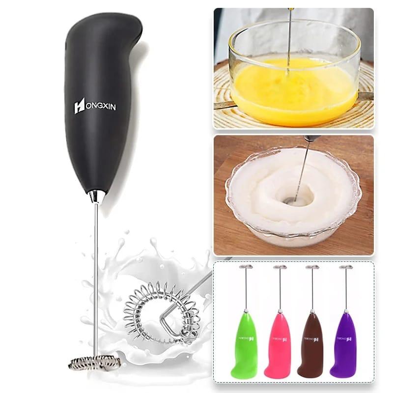 Electric Egg Beater & Milk Frother – Mini Handheld Whisk Mixer