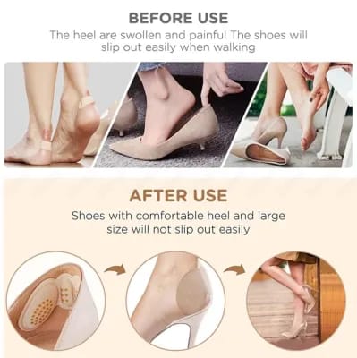 6 Pcs Women Shoe Insoles – Comfortable High Heel Cushion Pads