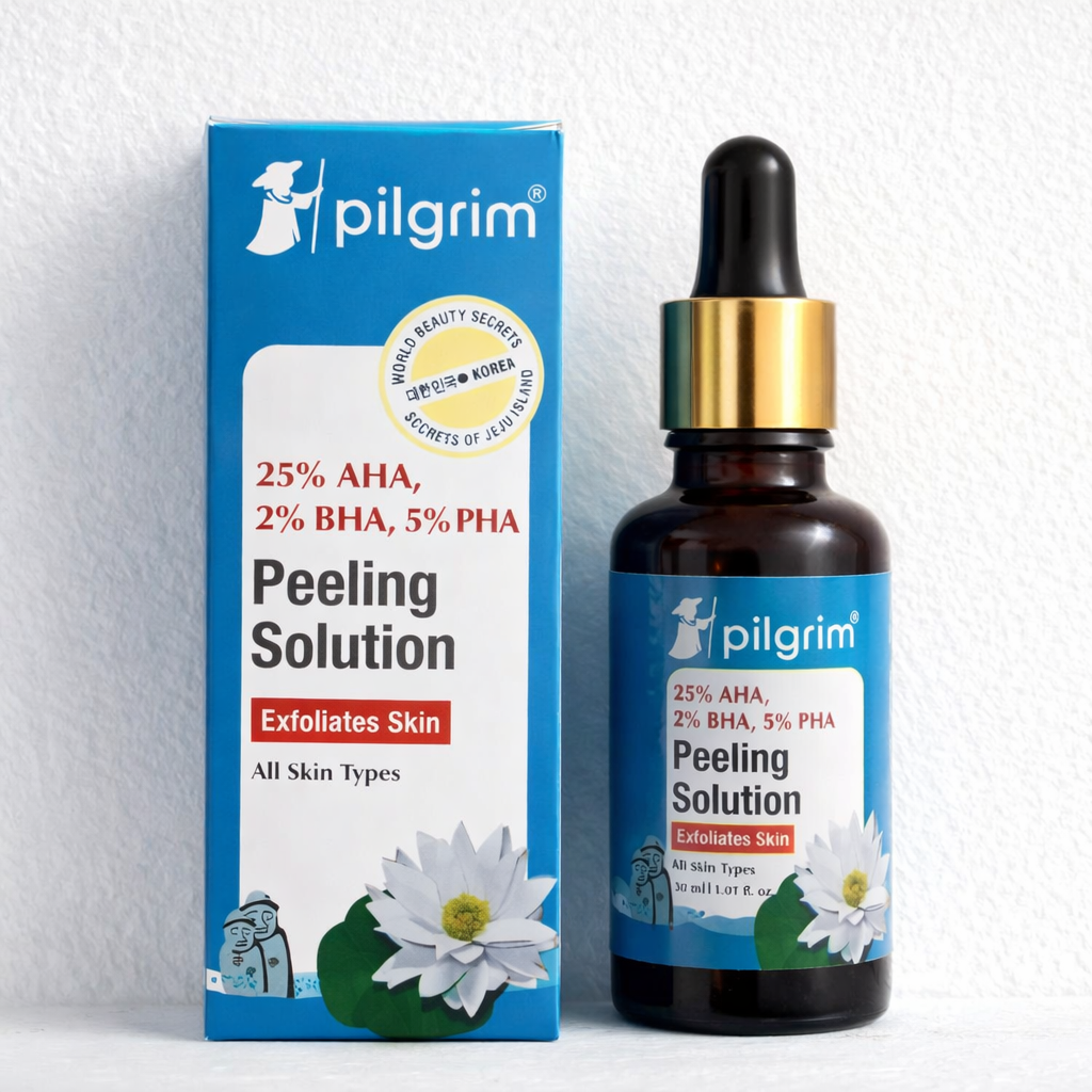 Pilgrim Advanced Peeling Serum – AHA 25% BHA 2% PHA 5% Skin Exfoliator (30ML)