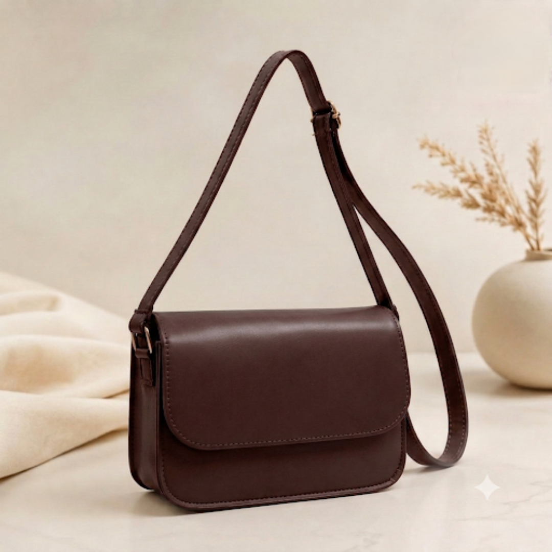 Classic Flap Crossbody Bag for Women – Elegant colours Shoulder Handbag
