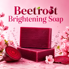 Instant Glow Beetroot Brightening Soap – Natural Face &amp; Body Care