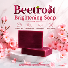 Instant Glow Beetroot Brightening Soap – Natural Face &amp; Body Care
